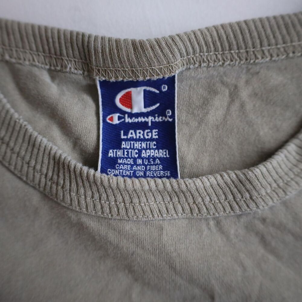 Champion Men's Tan and Brown T-shirt - Picture 2 of 8